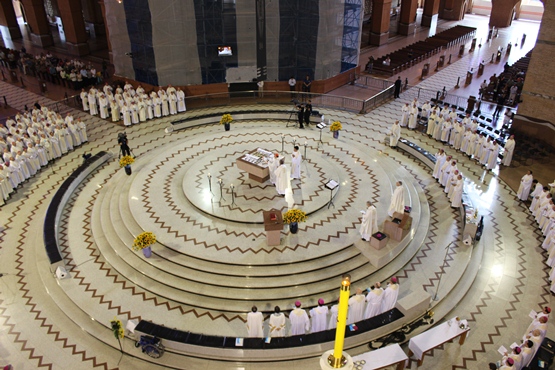 Missa de abertura da 51ª Assembleia Geral no Santuário Nacional de Aparecida