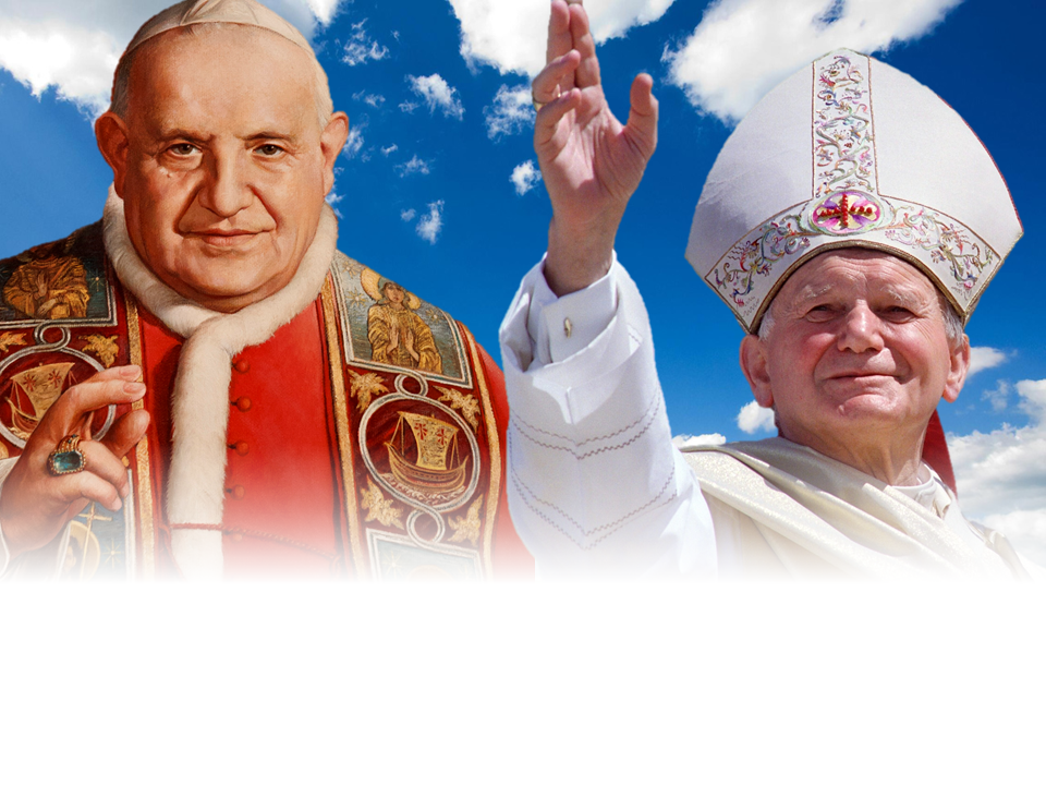 Santos Papas - João XXIII e João Paulo II