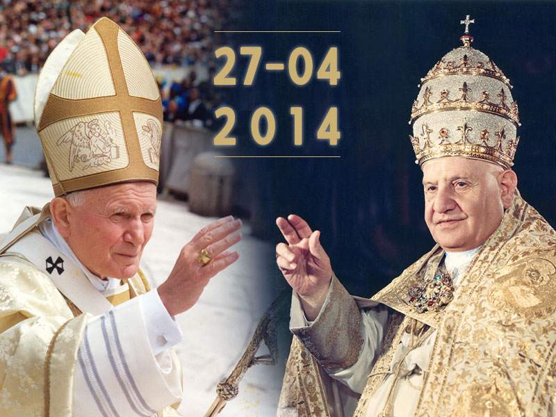O legado dos Papas São João XXIII e São João Paulo II