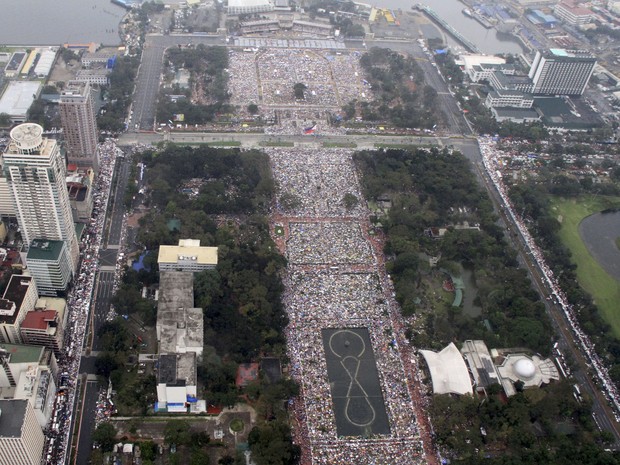 7 milhões de pessoas participam da Missa com o Papa em Manila