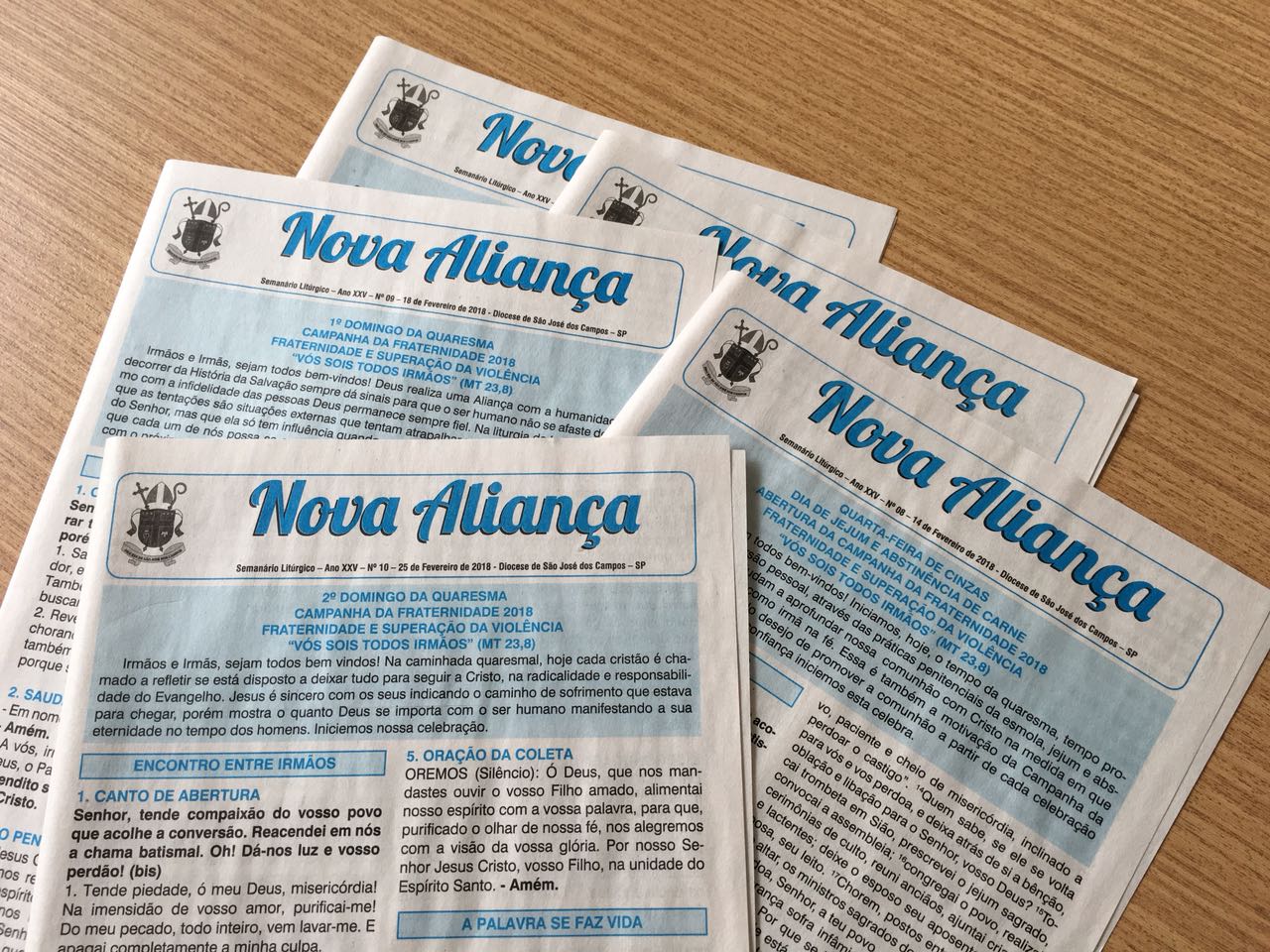 Nova comissão assume o Folheto Litúrgico « Diocese São José dos Campos