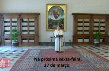 O Papa concede indulgência plenária para a oração de 27 de março