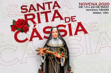 Paróquia Santa Rita de Cássia promove novena on-line em honra a padroeira