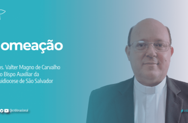 Santo Padre nomeia o padre Valter de Carvalho como Bispo auxiliar da Arquidiocese de São Salvador (BA)