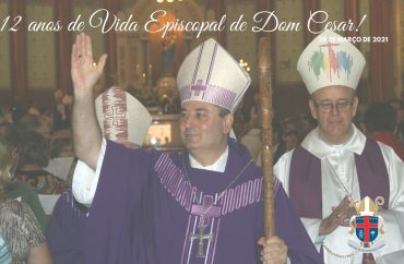 Dom Cesar Teixeira celebra 12 anos de Ordenação Episcopal