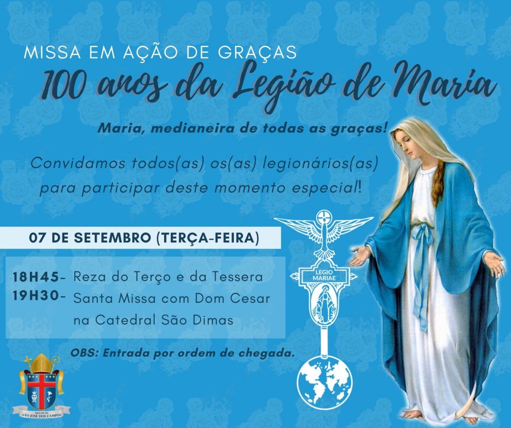 100 anos da Legião de Maria no mundo « Diocese São José dos Campos