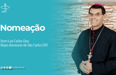 Papa Francisco nomeia Dom Luiz Carlos Dias como Bispo da Diocese de São Carlos