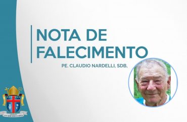 Nota de falecimento - Pe. Claudio Nardelli, SDB