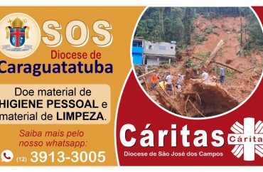 SOS Caraguatatuba: Colabore doando material de higiene pessoal e limpeza