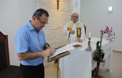 Pe. Fabiano Kleber é empossado como novo Chanceler da Cúria Diocesana de São José dos Campos