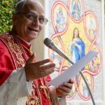 Nos Jardins Vaticanos, Papa inaugura mosaico mariano e imagem de Sta. Rosa de Lima