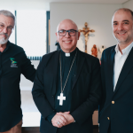 Dom Ricardo Hoepers recebe presidente do Comitê Brasileiro de Clubes Paralímpicos