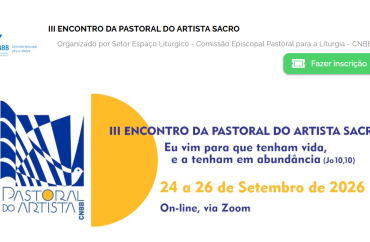 III Encontro da Pastoral do Artista Sacro promove reflexão sobre arte, fé e liturgia; inscrições abertas