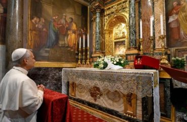 Leão XIV, em 7 de setembro, no Santuário da Mãe do Bom Conselho, em Genazzano